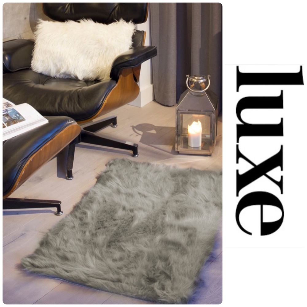 LUXE Faux Fur Hudson Rectangular Rug
